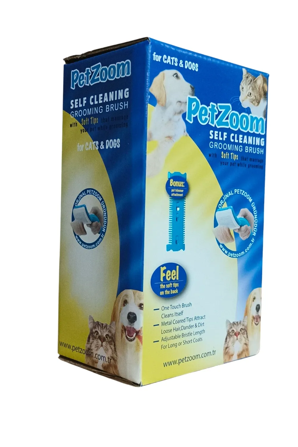 Lüks Basmalı Kedi Köpek Tarağı – Tüy Toplama Ve Temizleme, Ergonomik, Kolay Kullanım