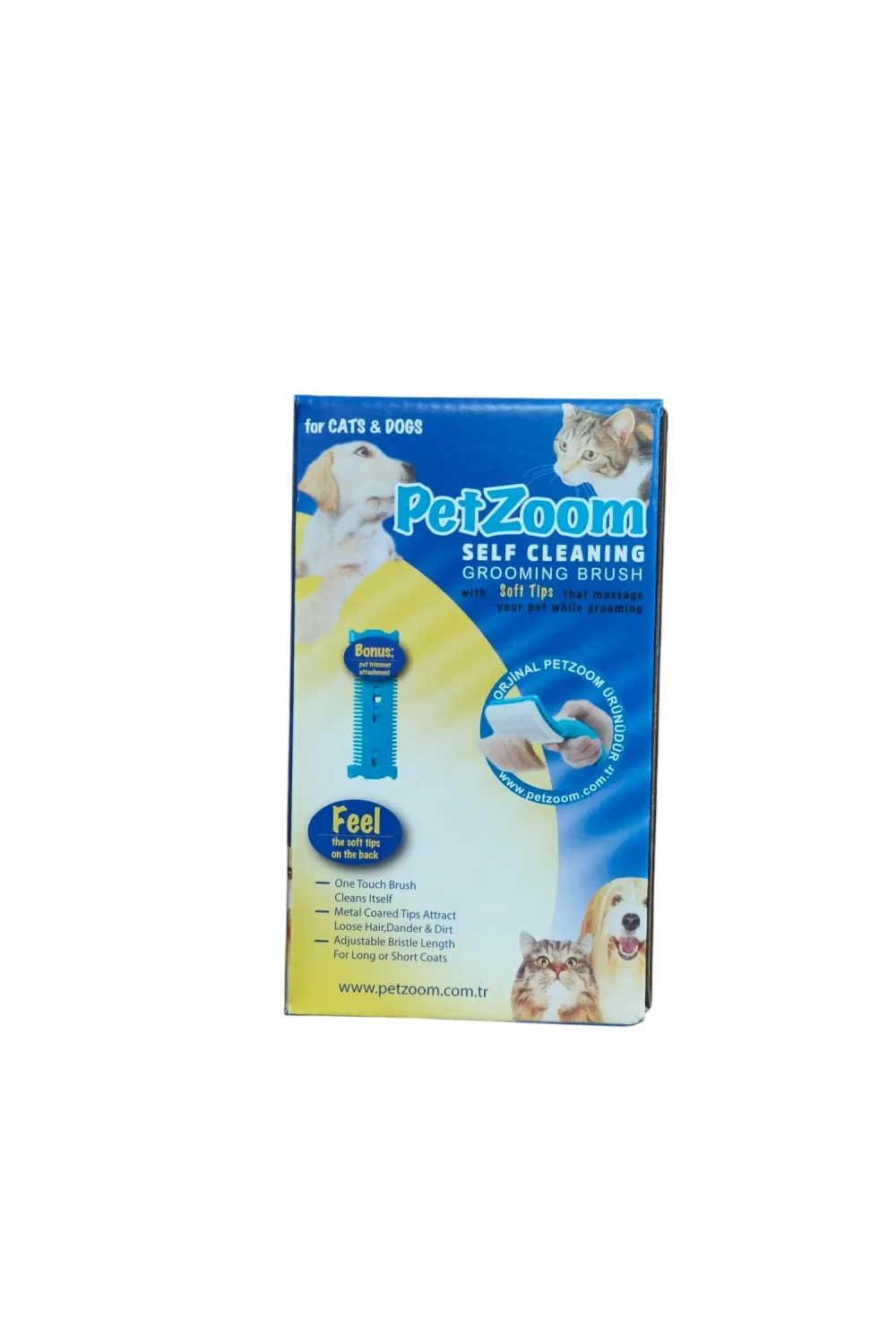 Lüks Basmalı Kedi Köpek Tarağı – Tüy Toplama Ve Temizleme, Ergonomik, Kolay Kullanım