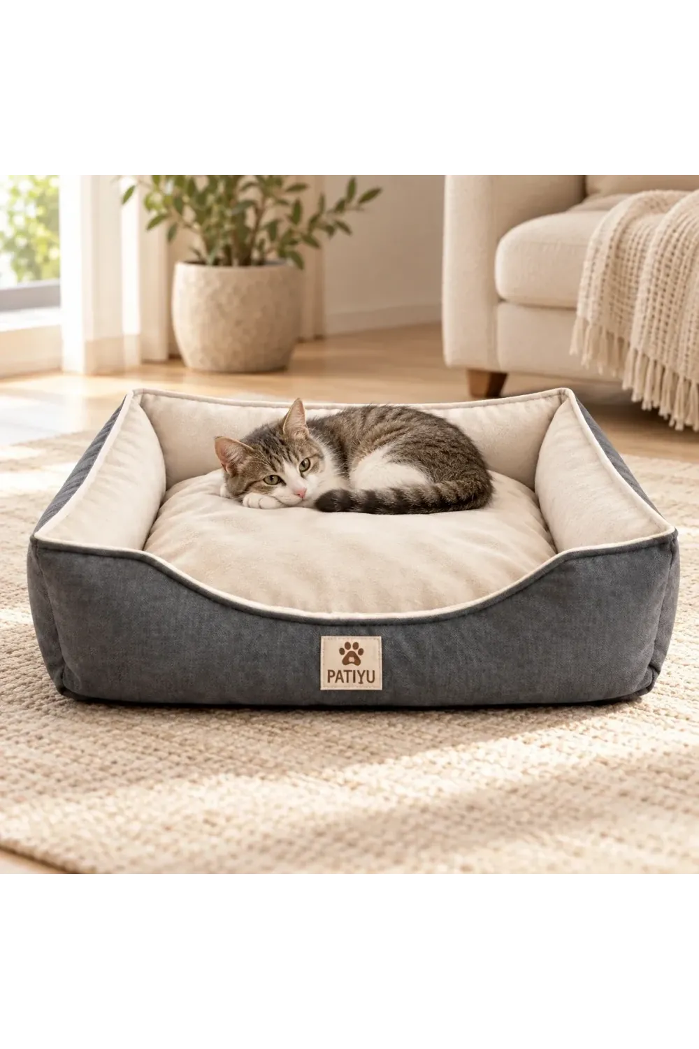 Luna Premium Yatak - Gri / Small