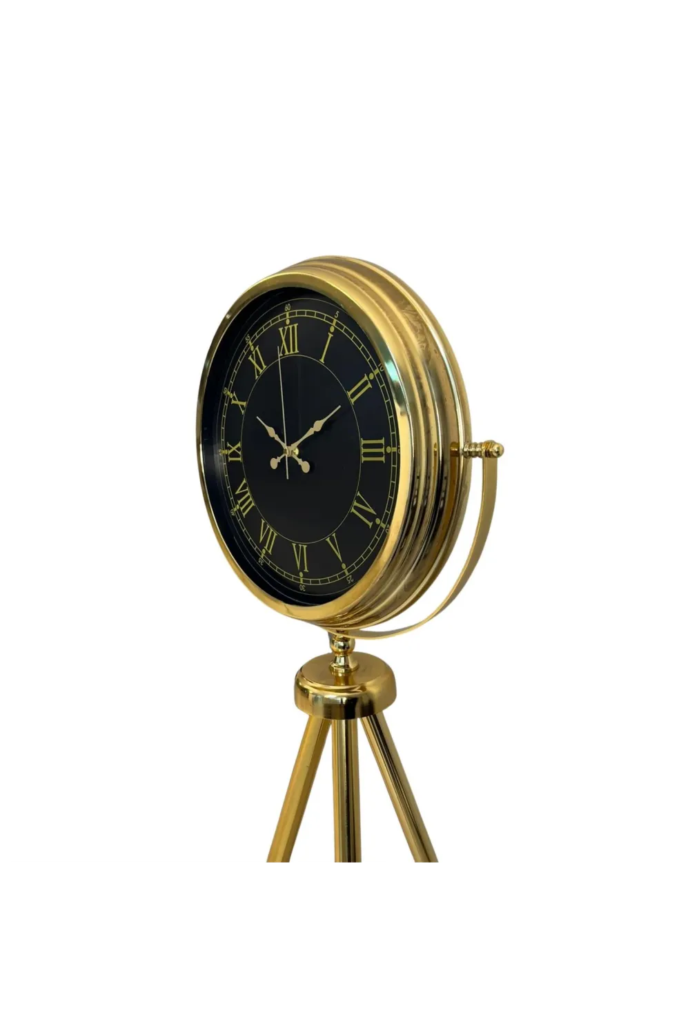 Luxury Gold Tripod Ayaklı Modern Saat