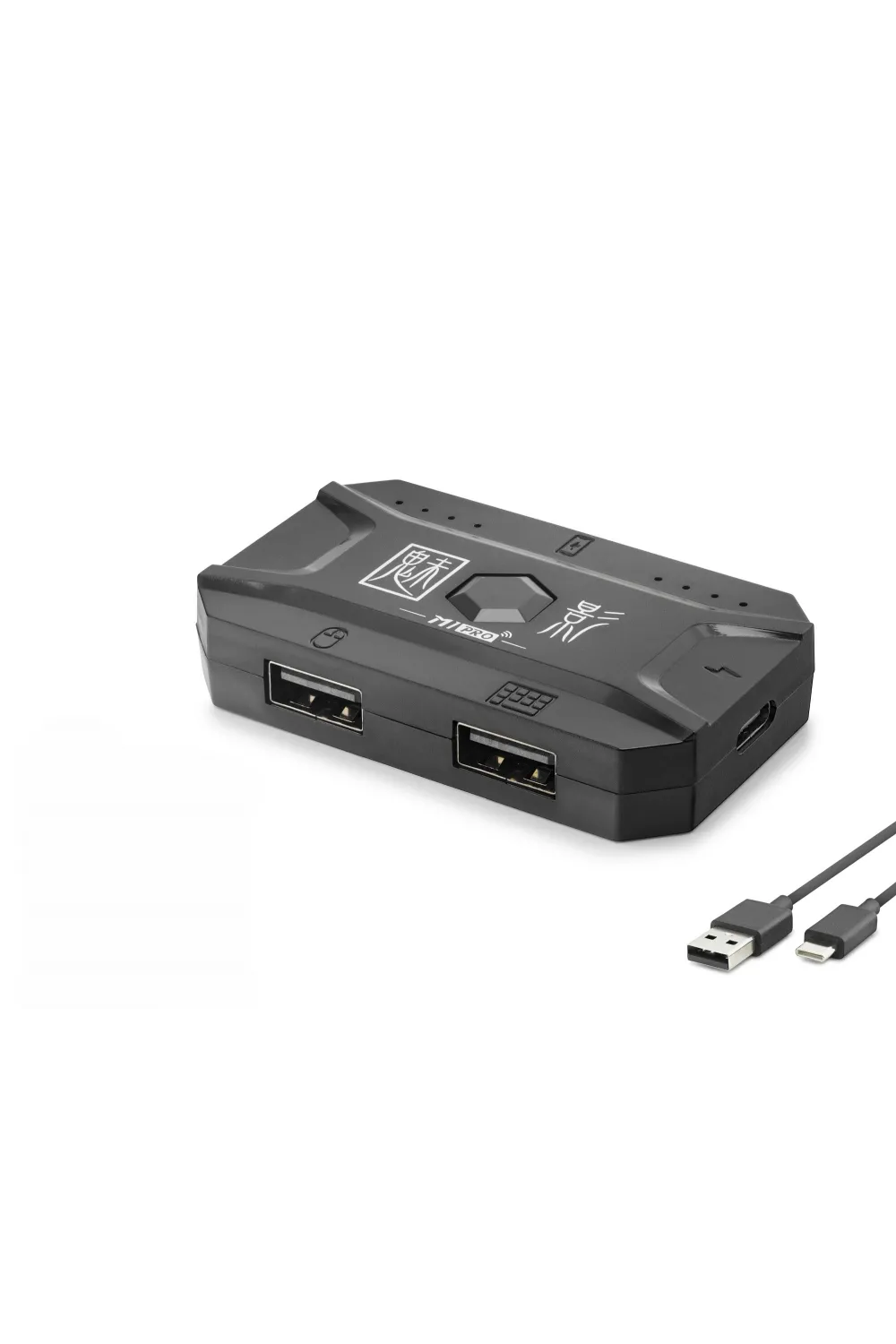 M1 Pro Mobil Oyun Klavye Mouse Dönüştürücü Adaptör Bluetooth 5.0 Type-C Siyah