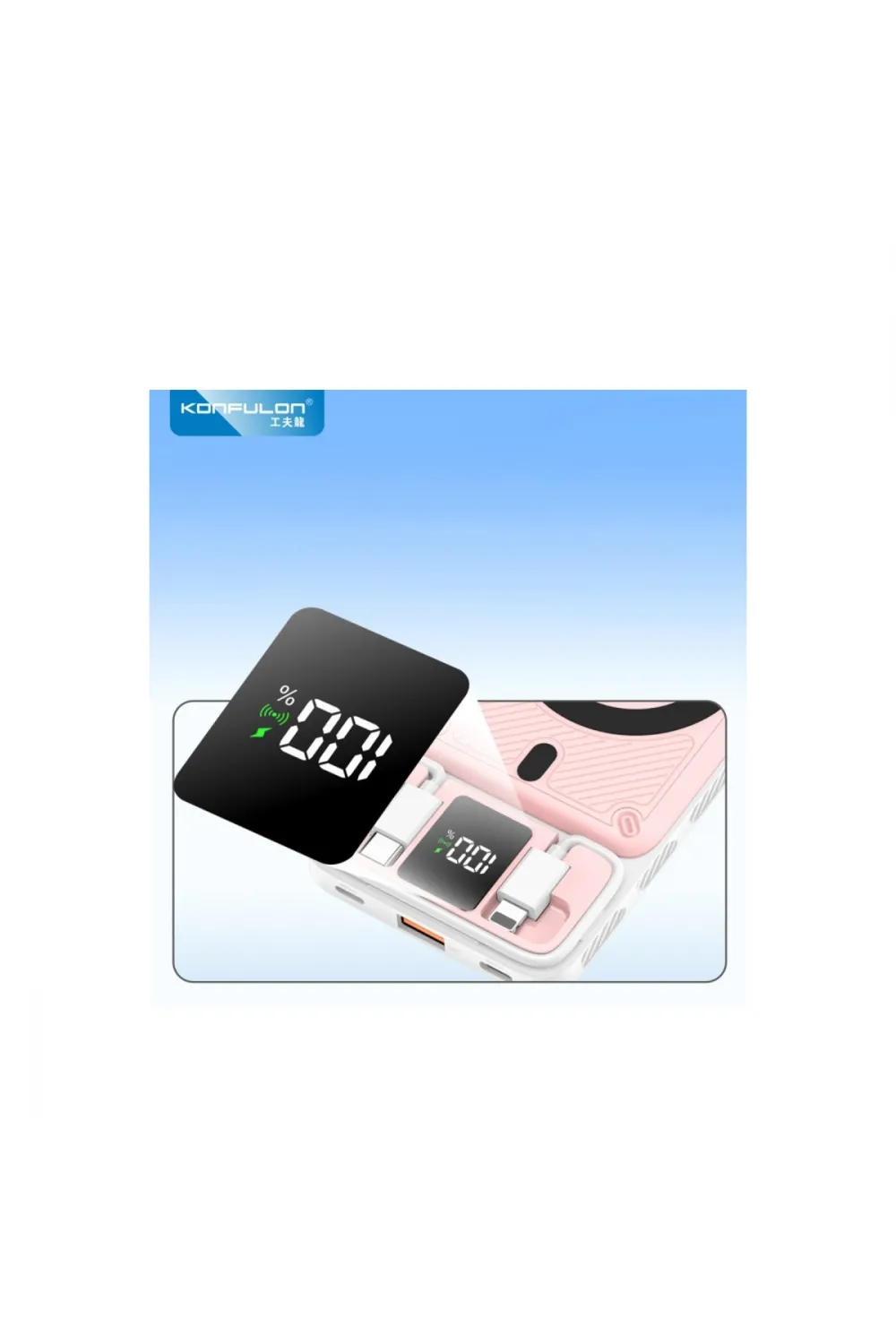 M25w 10.000 Mah 20w Pd Magsafe Powerbank - Pembe