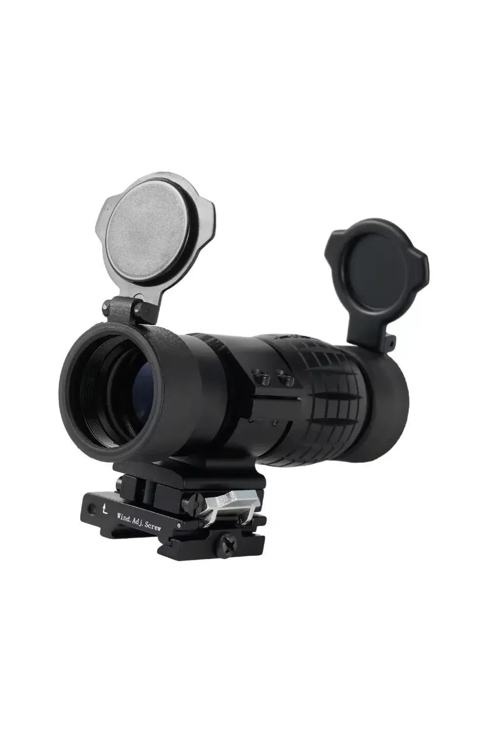 Magnifier 3x Yakınlaştırmalı Dürbün  22mm Ray Uyumlu, Katlanır Yaylı Ayaklı