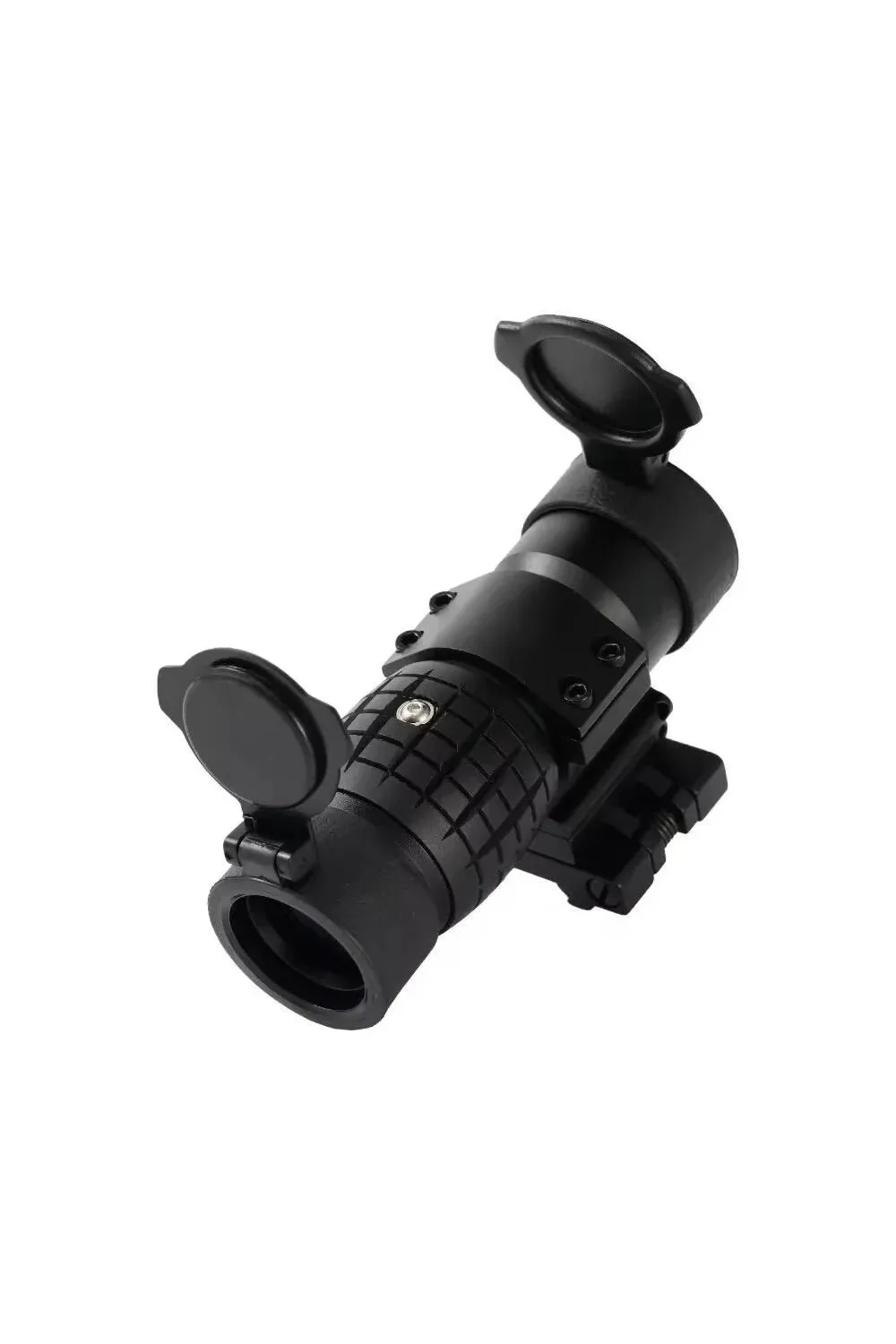 Magnifier 3x Yakınlaştırmalı Dürbün  22mm Ray Uyumlu, Katlanır Yaylı Ayaklı