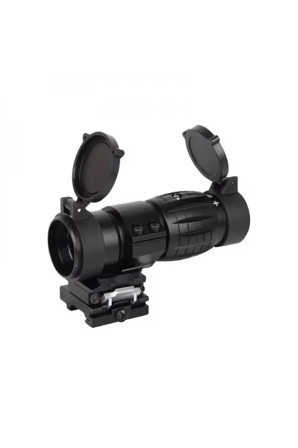 Magnifier 3x Yakınlaştırmalı Dürbün  22mm Ray Uyumlu, Katlanır Yaylı Ayaklı
