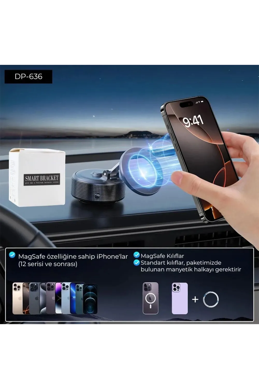 Magsafe Özelikli Telefon Tutucu