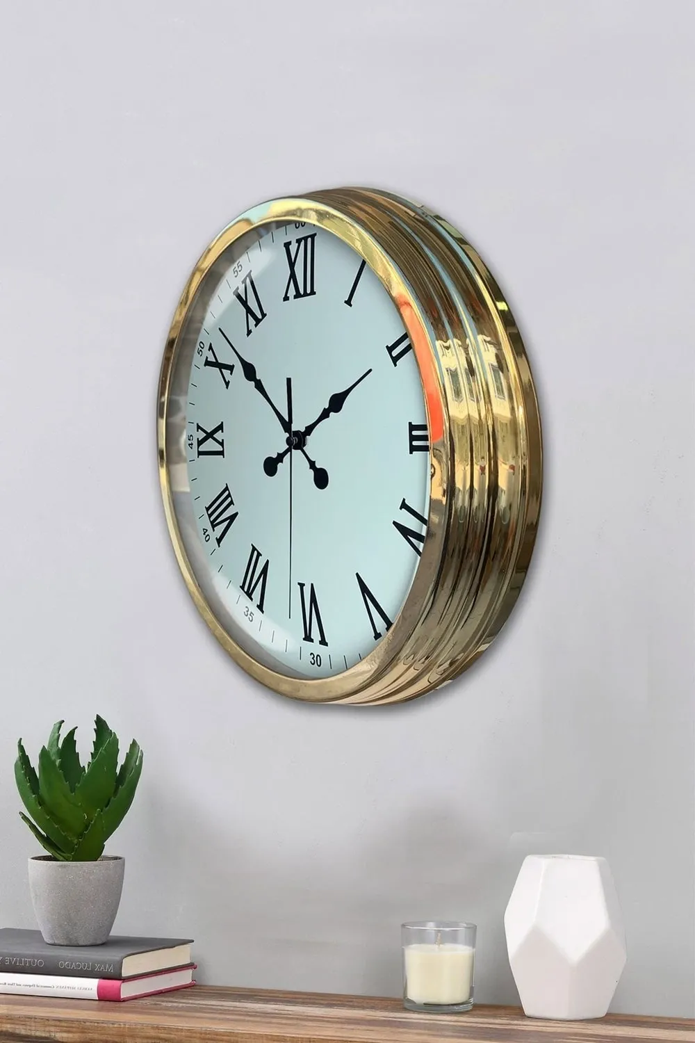 Majestic Gold 40 Cm Metal Duvar Saati