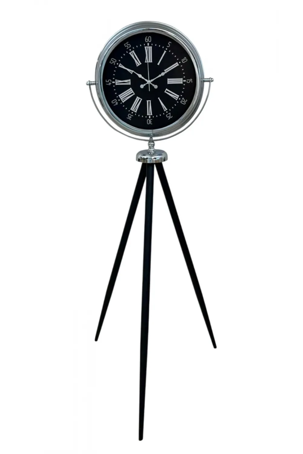 Majestic Krom Tripod Ayaklı Saat