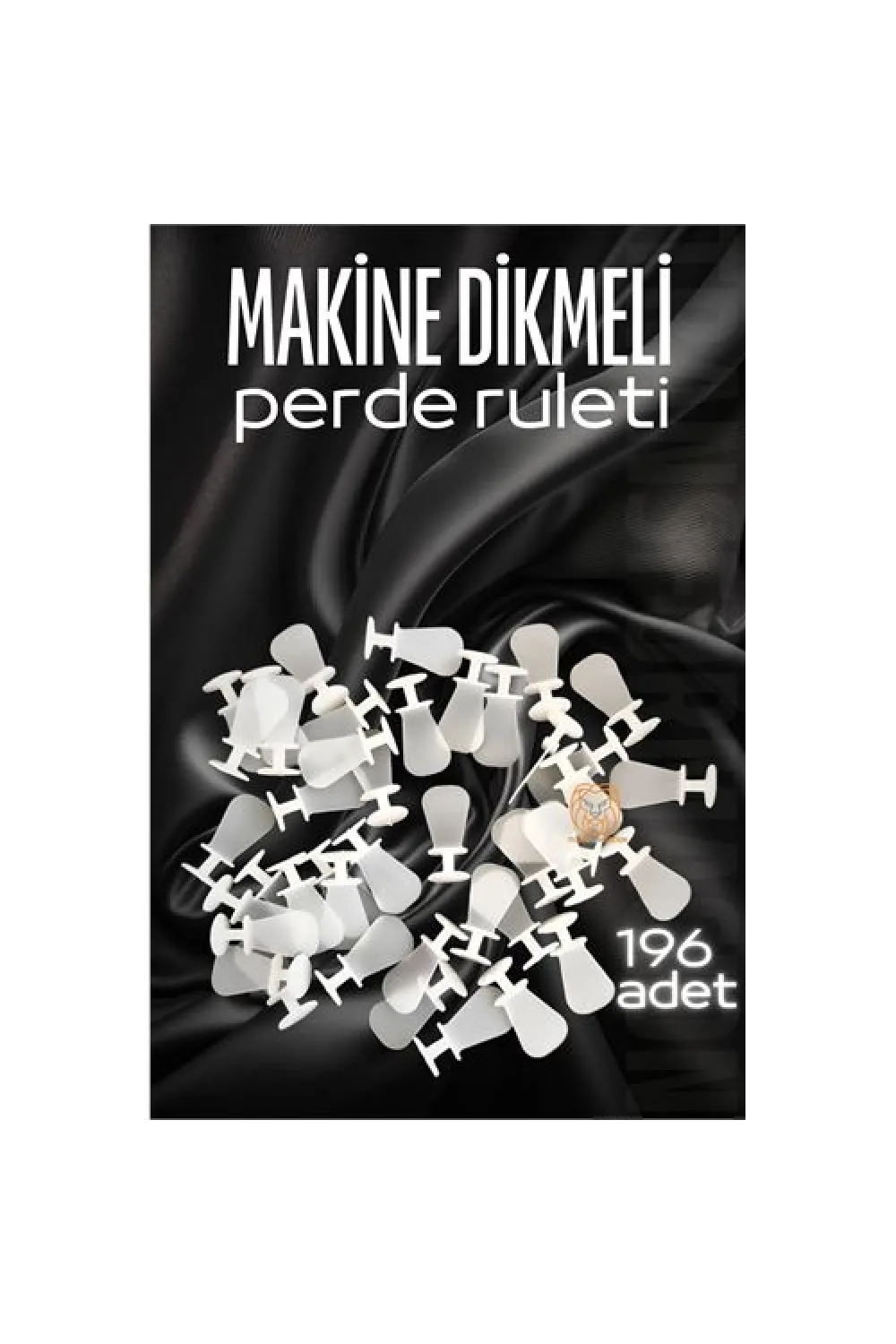 Makine Dikmeli Perde Düğmesi Perde ruleti Perde Düğmesi 196 Adet 721325