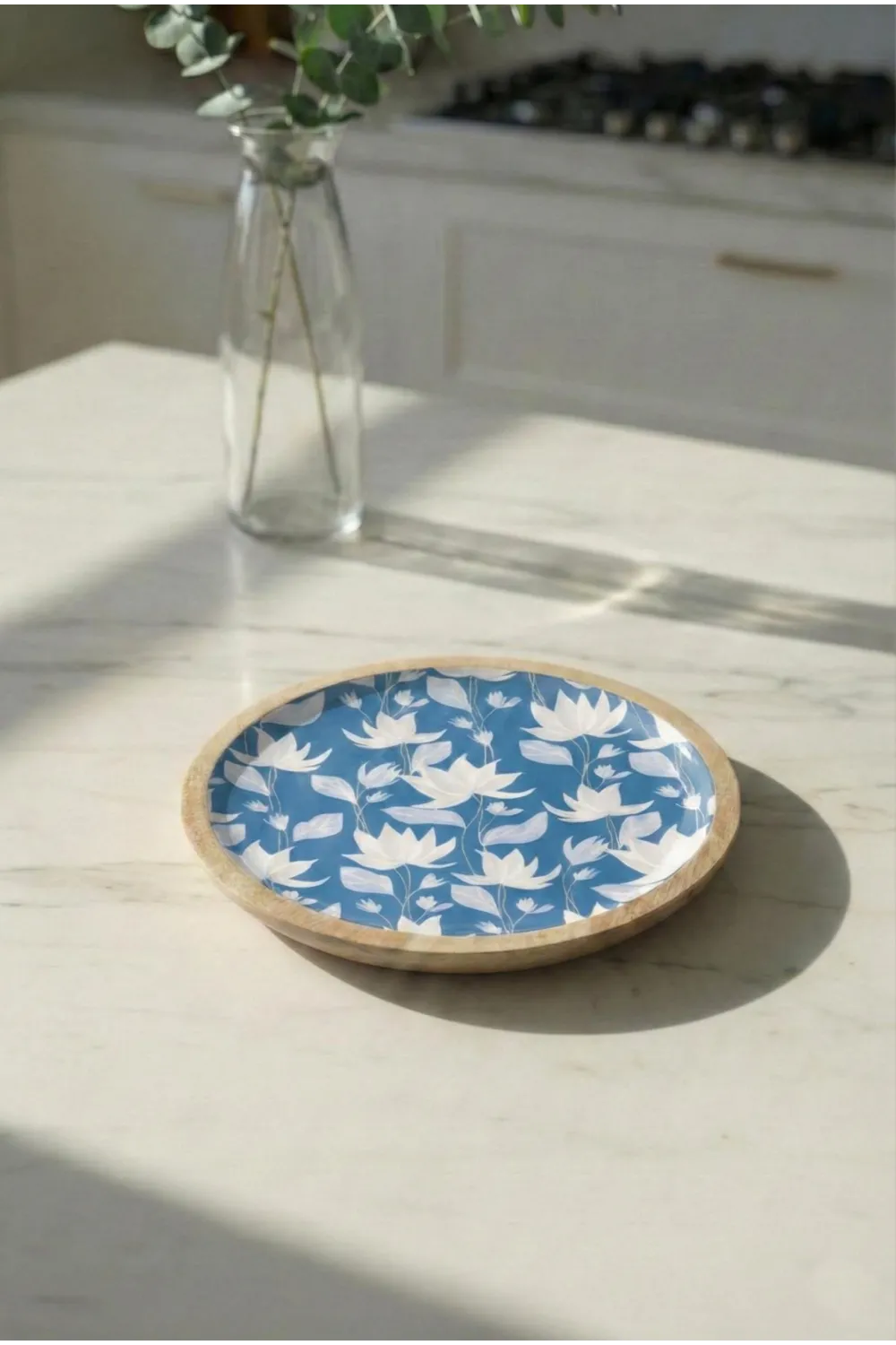 Mango Agacı Pasta Tabağı & Sunum Tabağı 20 Cm Desenli