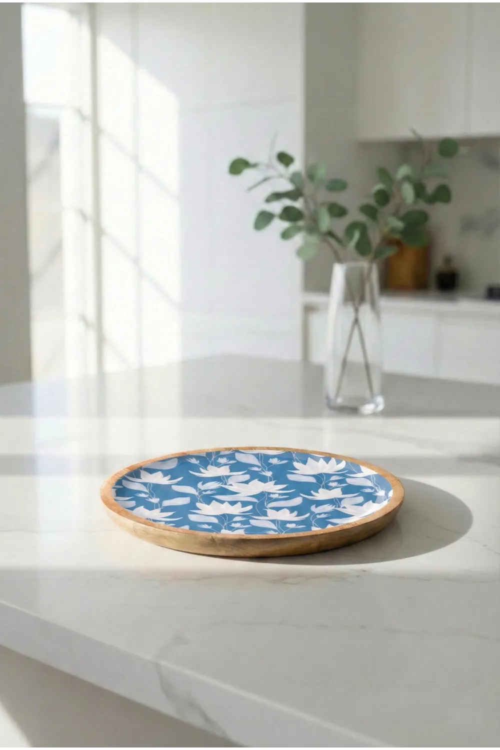 Mango Agacı Pasta Tabağı & Sunum Tabağı 20 Cm Desenli
