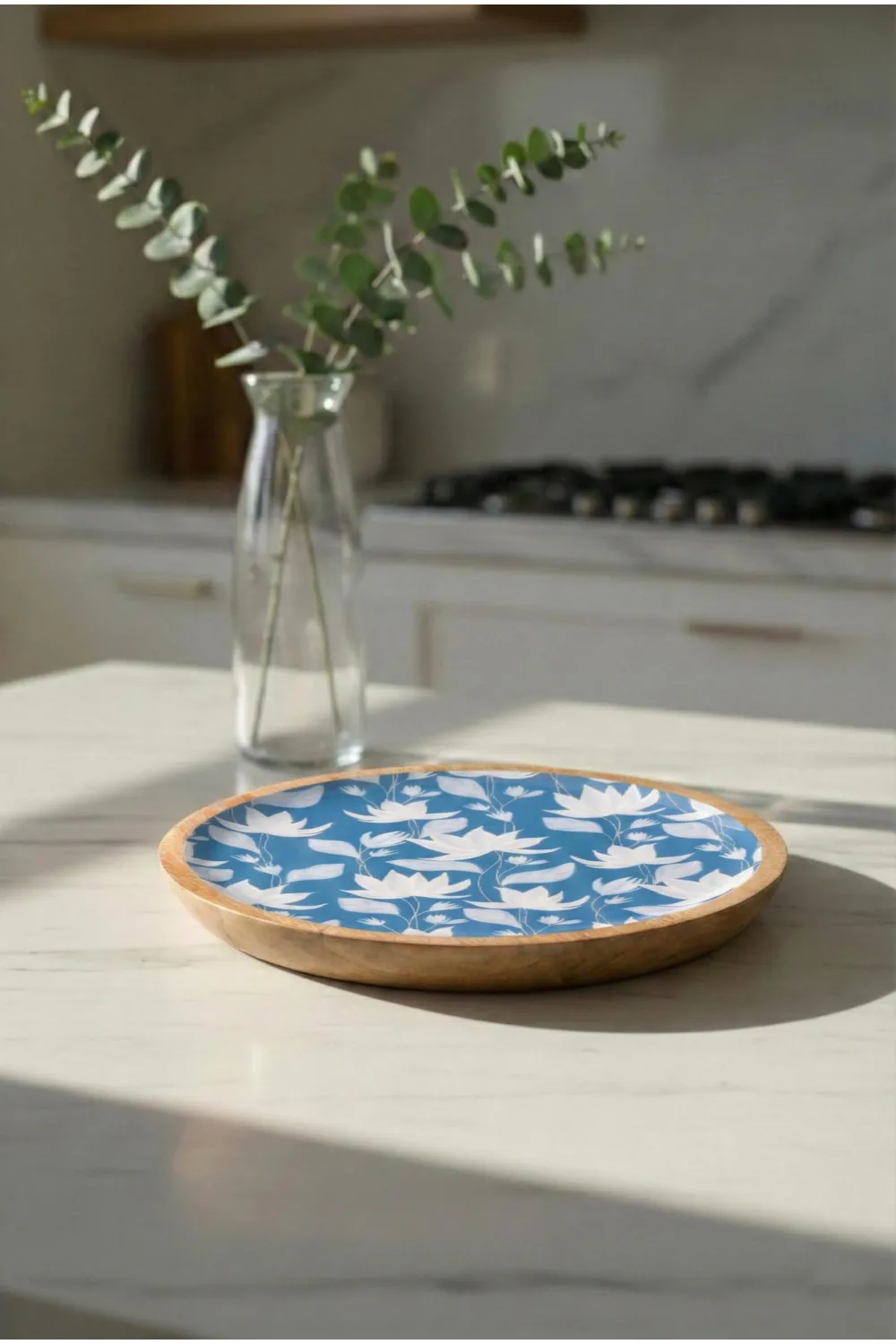 Mango Agacı Pasta Tabağı & Sunum Tabağı 20 Cm Desenli