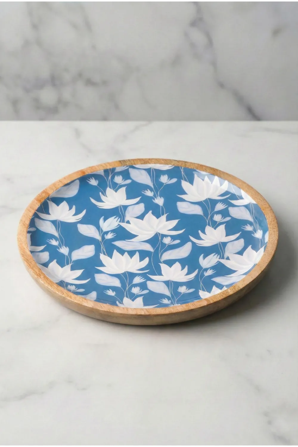 Mango Agacı Pasta Tabağı & Sunum Tabağı 20 Cm Desenli