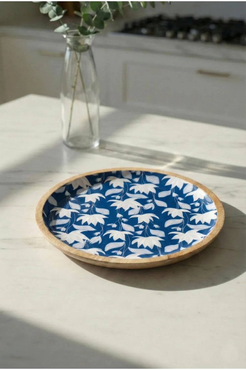 Mango Agacı Servis Tabağı & Sunum Tabağı 25 Cm Desenli