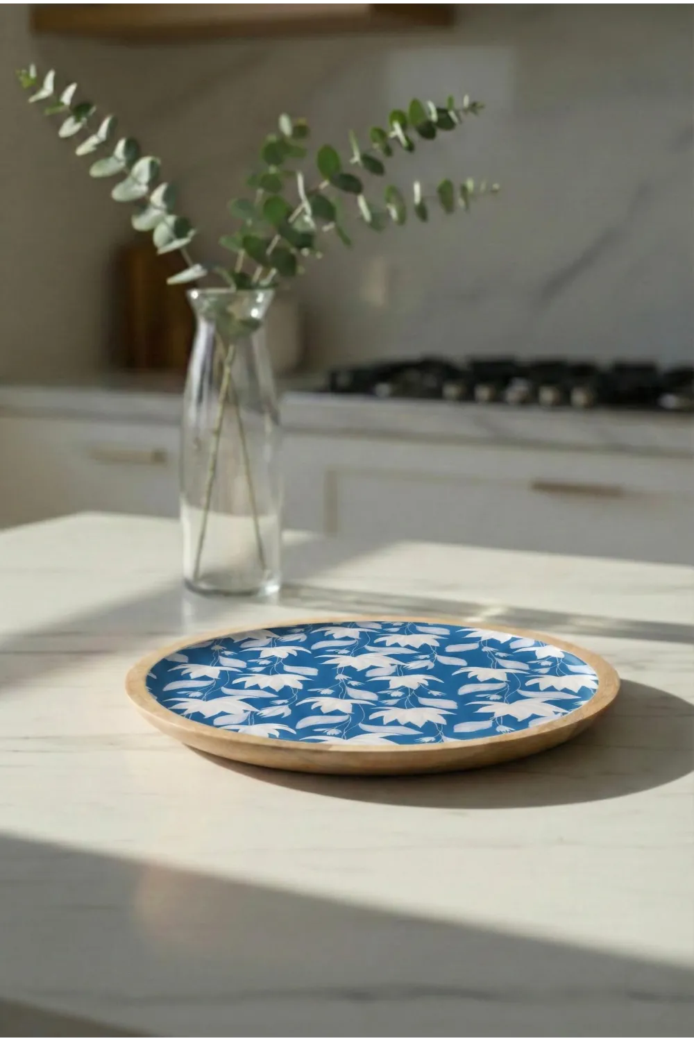 Mango Agacı Servis Tabağı & Sunum Tabağı 25 Cm Desenli