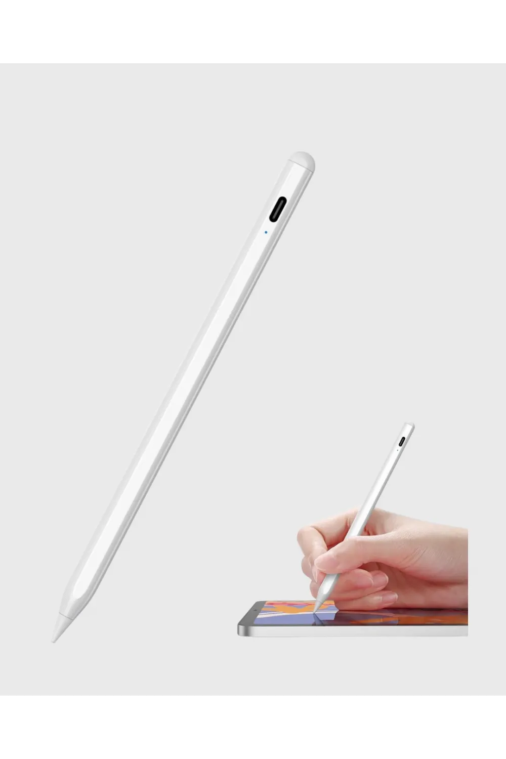 Manyetik Dokunmatik Kalem – Bluetooth Gerektirmeyen, Type-c Şarjlı, İpad Ve Android Uyumlu Hassas Stylus