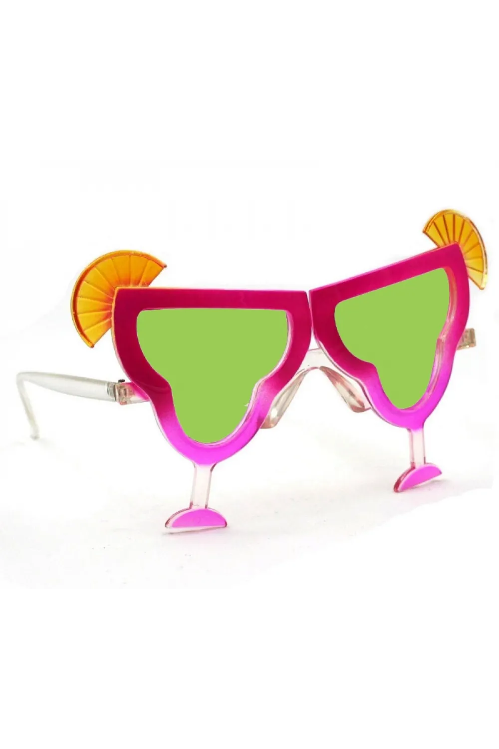 Margarita Bardak Şeklinde Parti Gözlüğü Pembe 16x8 cm