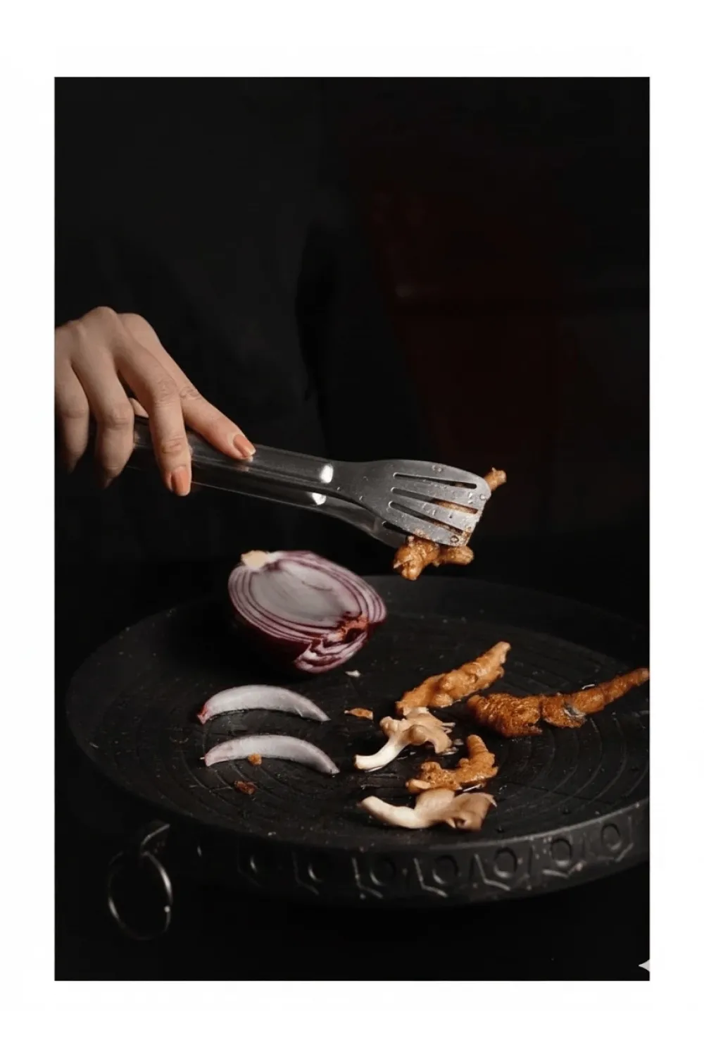 Maşa Paslanmaz Barbekü Maşası - 25 Cm Mutfak Ekmek Maşası