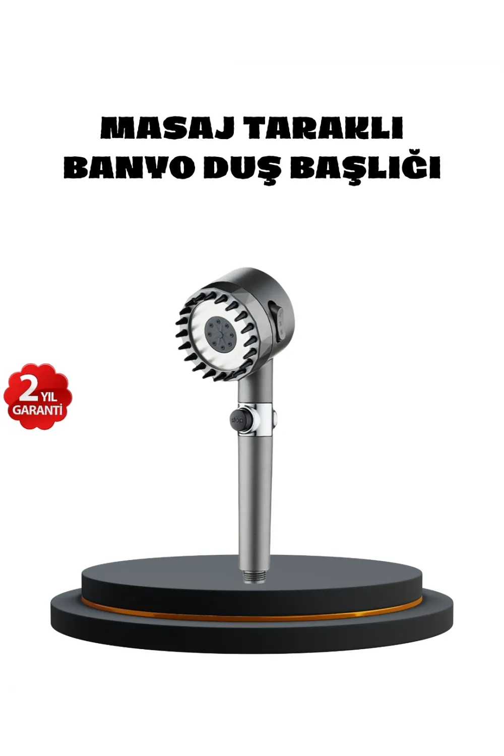 Masaj Uçlu Yüksek Basınçlı Duş Başlığı Spa Etkili