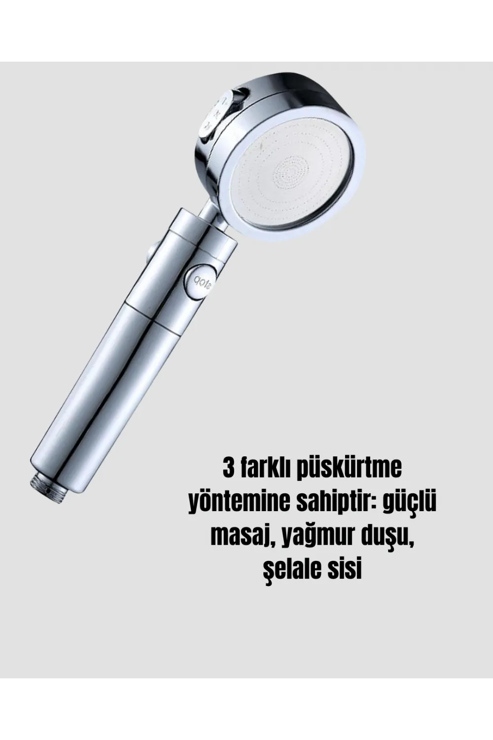 Masaj Ve Yağmur Modlu Su Tasarruflu Duş Başlığı
