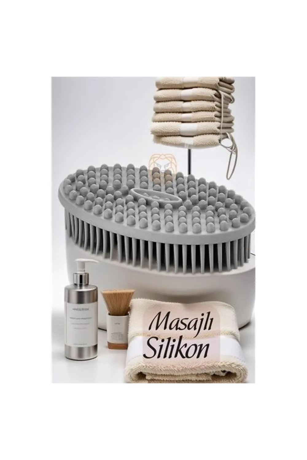 Masajlı Silikon Banyo Fırçası Nuage Design 719327