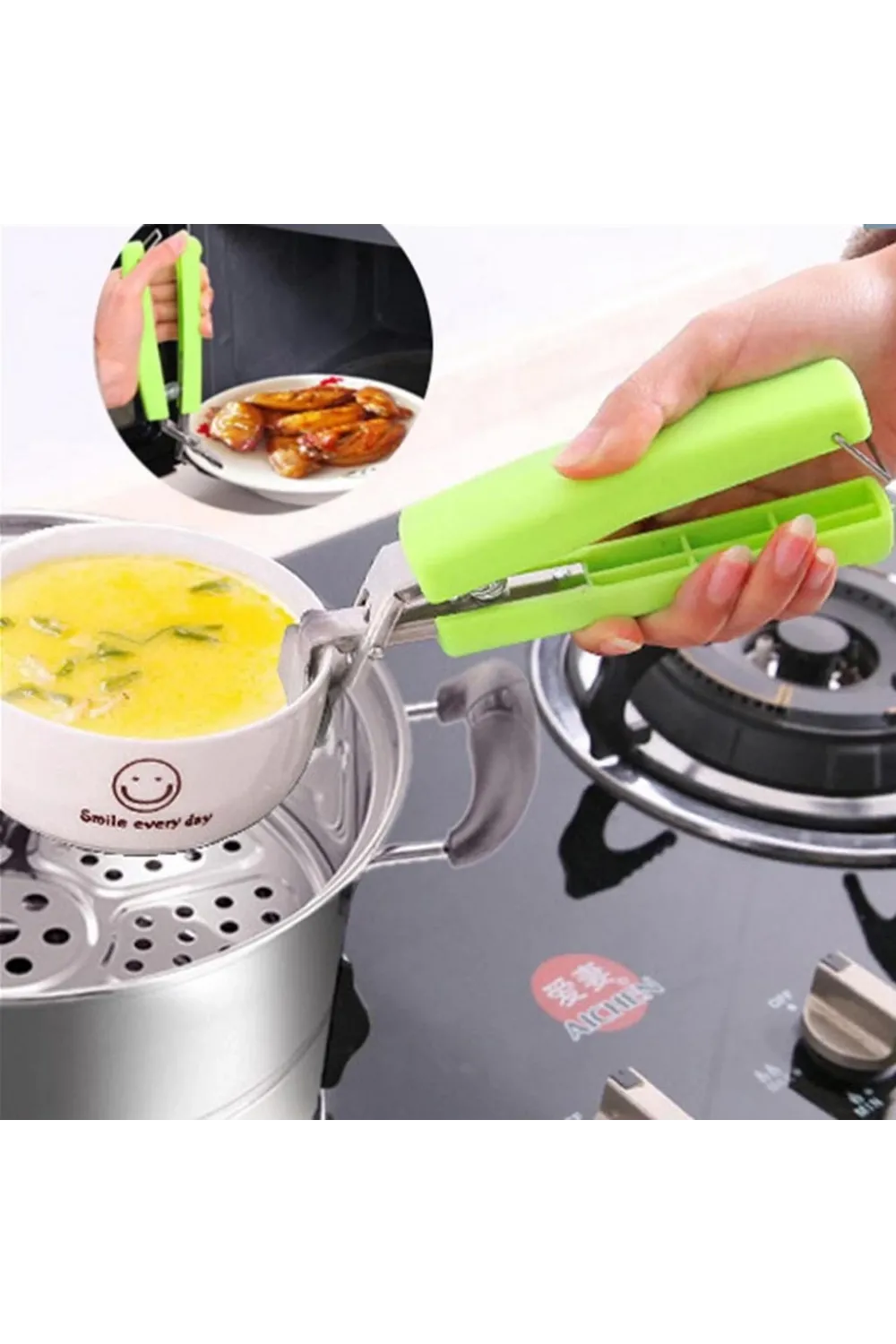 Maşalı Tepsi Tava Tencere Tutacağı  Kaymaz Kulp ve Dayanıklı Tava Sapı