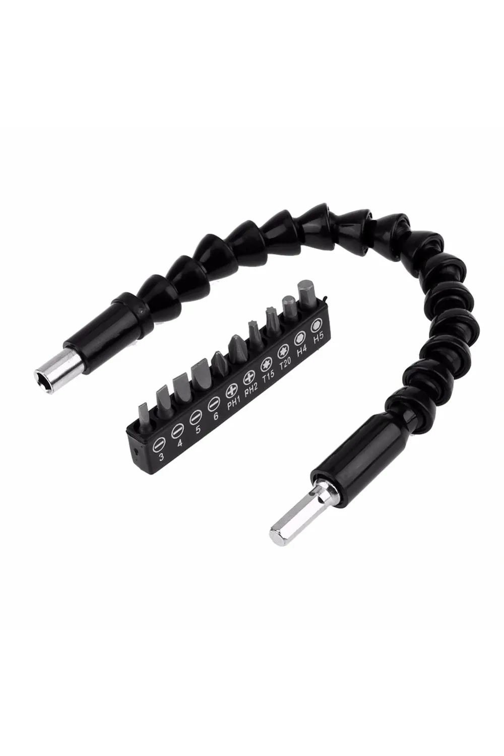 Matkap Ucu - Bükülebilir Oynar  Vidalama Bits Uzatma Aparatı 30cm - Komple Set