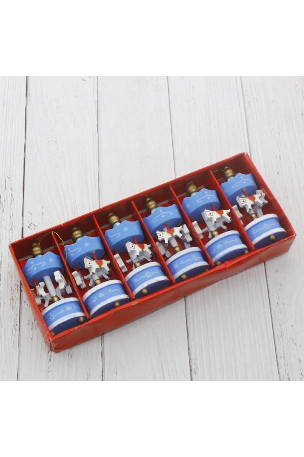 Mavi Mini Atlı Karınca 6 Lı