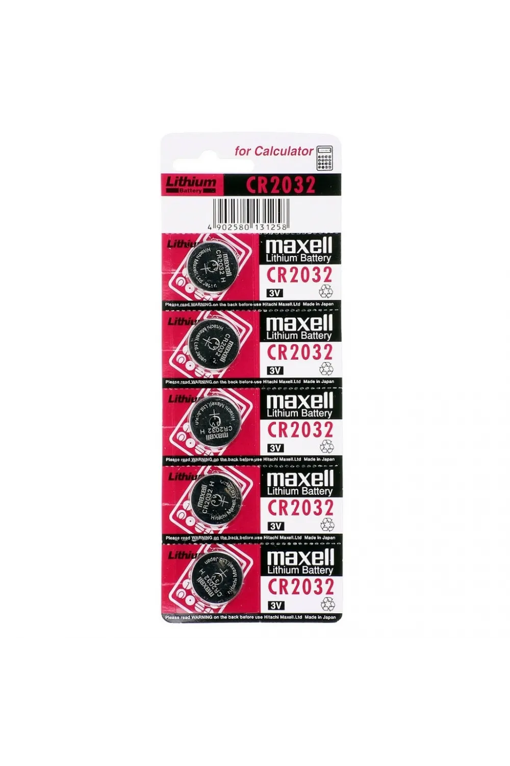 Maxell Cr2032 3v Lityum Düğme Pil 5li Paket