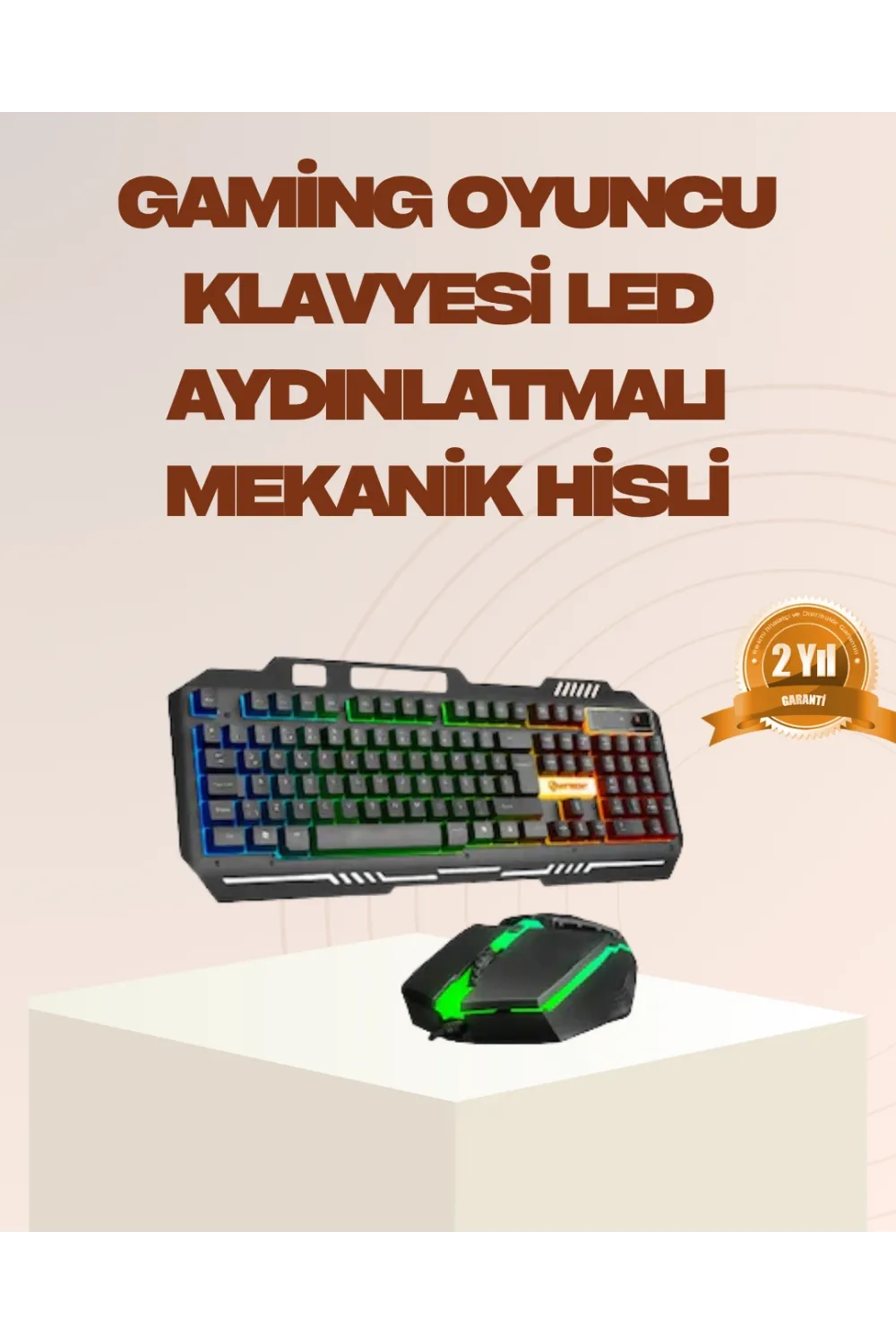 Mekanik Led Gaming Klavye Mouse Seti – Yüksek Tepki Ve Ergonomi