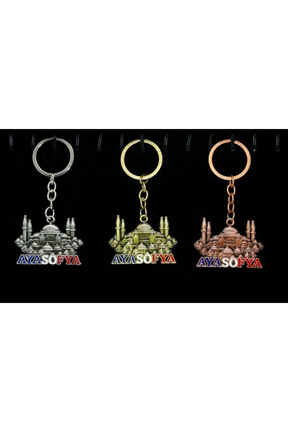 Metal Ayasofya Anahtarlık
