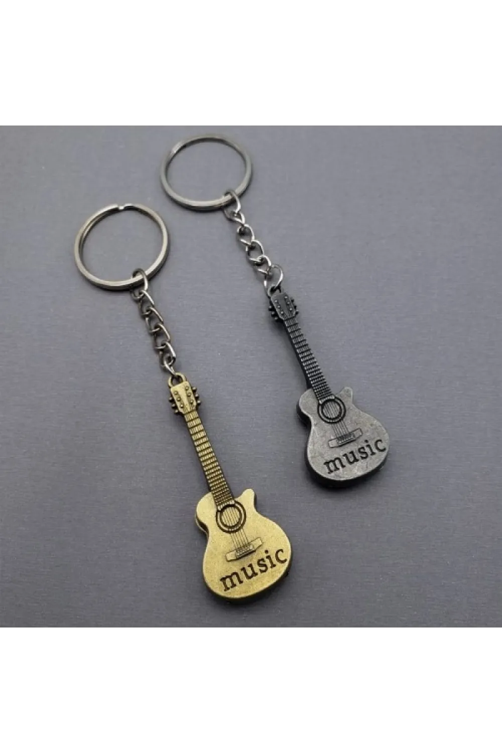 Metal Gitar Anahtarlık