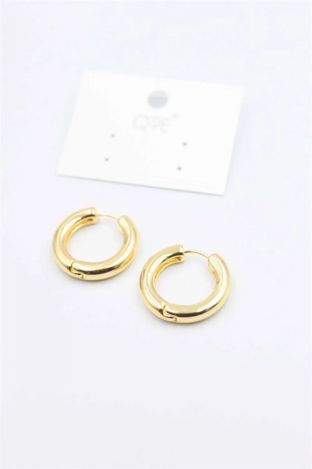 Metal Halka Küpe 2cm - Altın