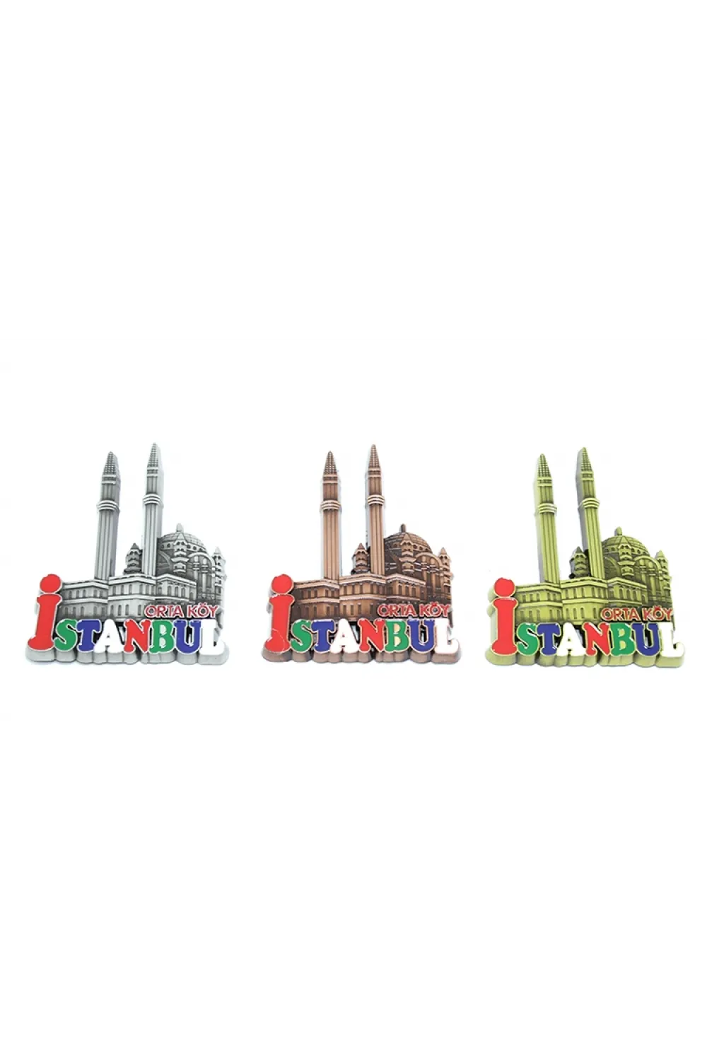 Metal İstanbul Temalı Yöresel Magnet (1 Adet) Seçenek 2