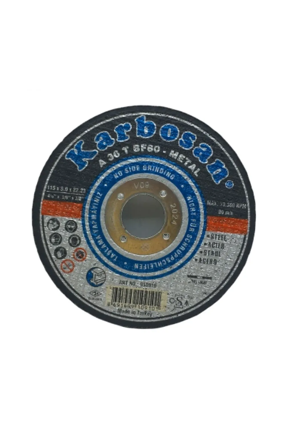 Metal Kesici Disk 115mmx3.0x22