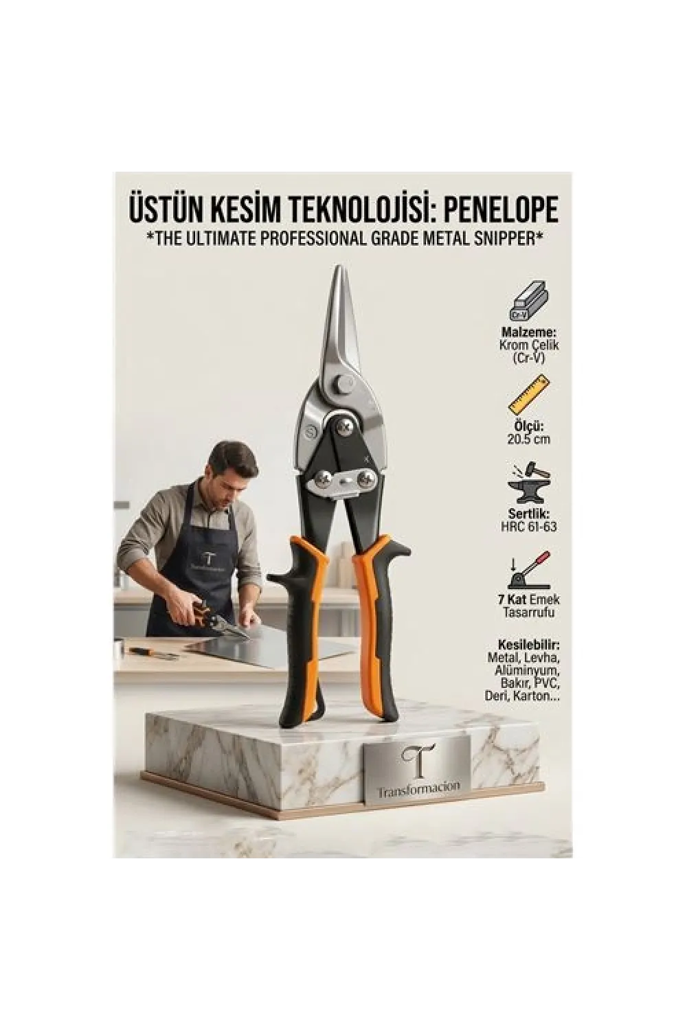 Metal Kesme Makası Penelope 715293