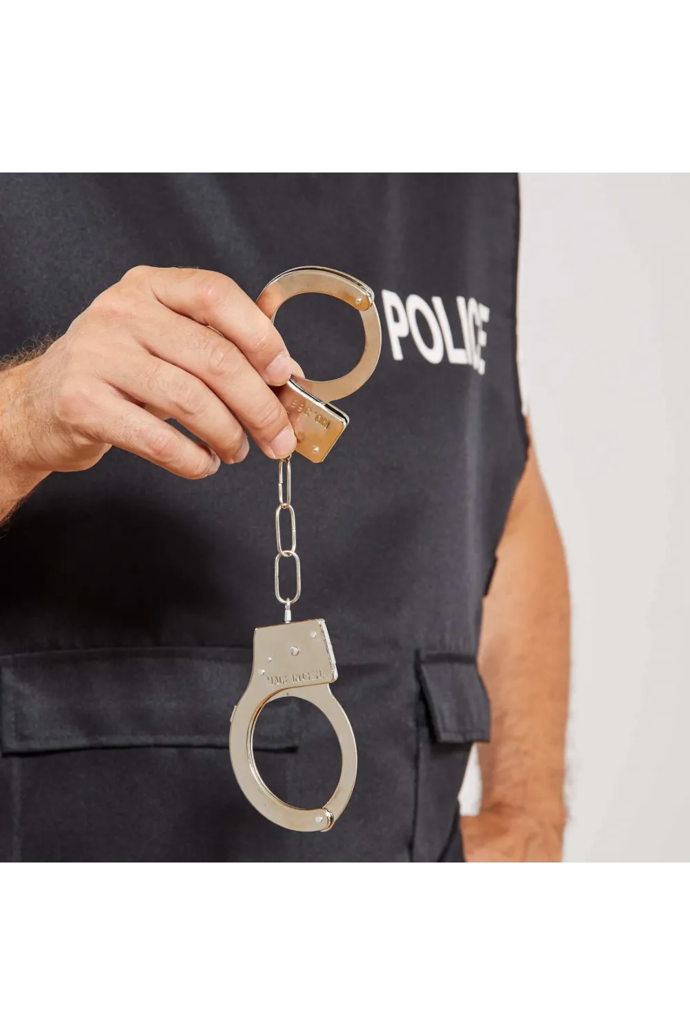 Metal Malzemeden İmal Anahtarlı Oyuncak Polis Si