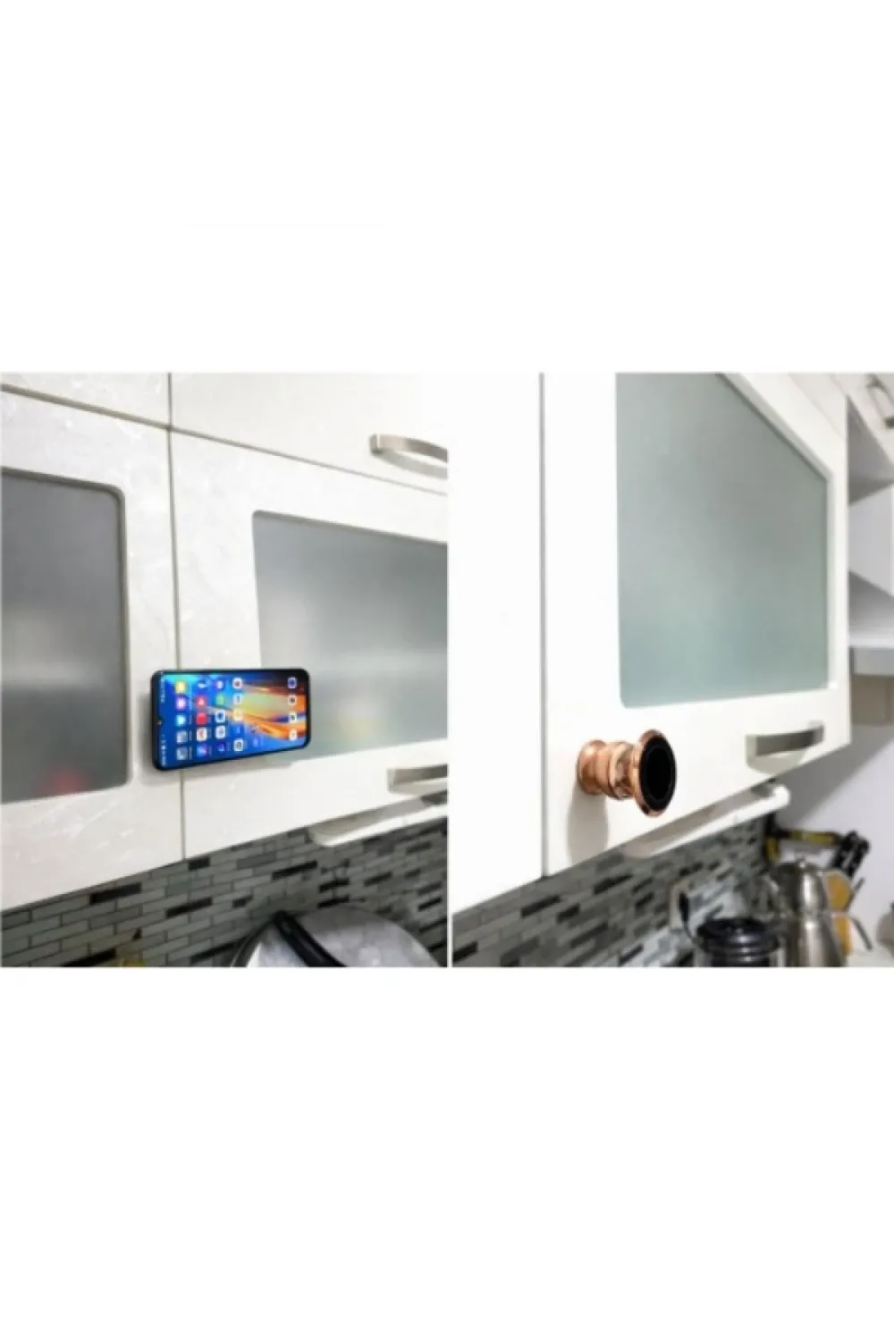 Metal Telefon Tutucu Torpidoya Yapışan Mıknatıslı
