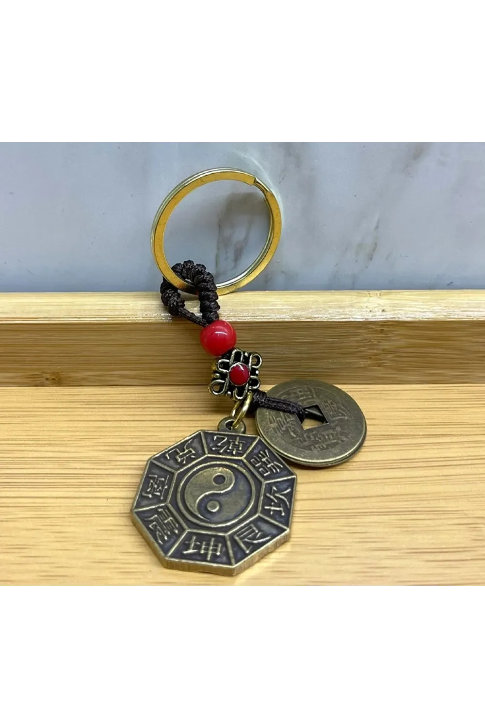 Metal Yin Yang Anahtarlık IEG4457