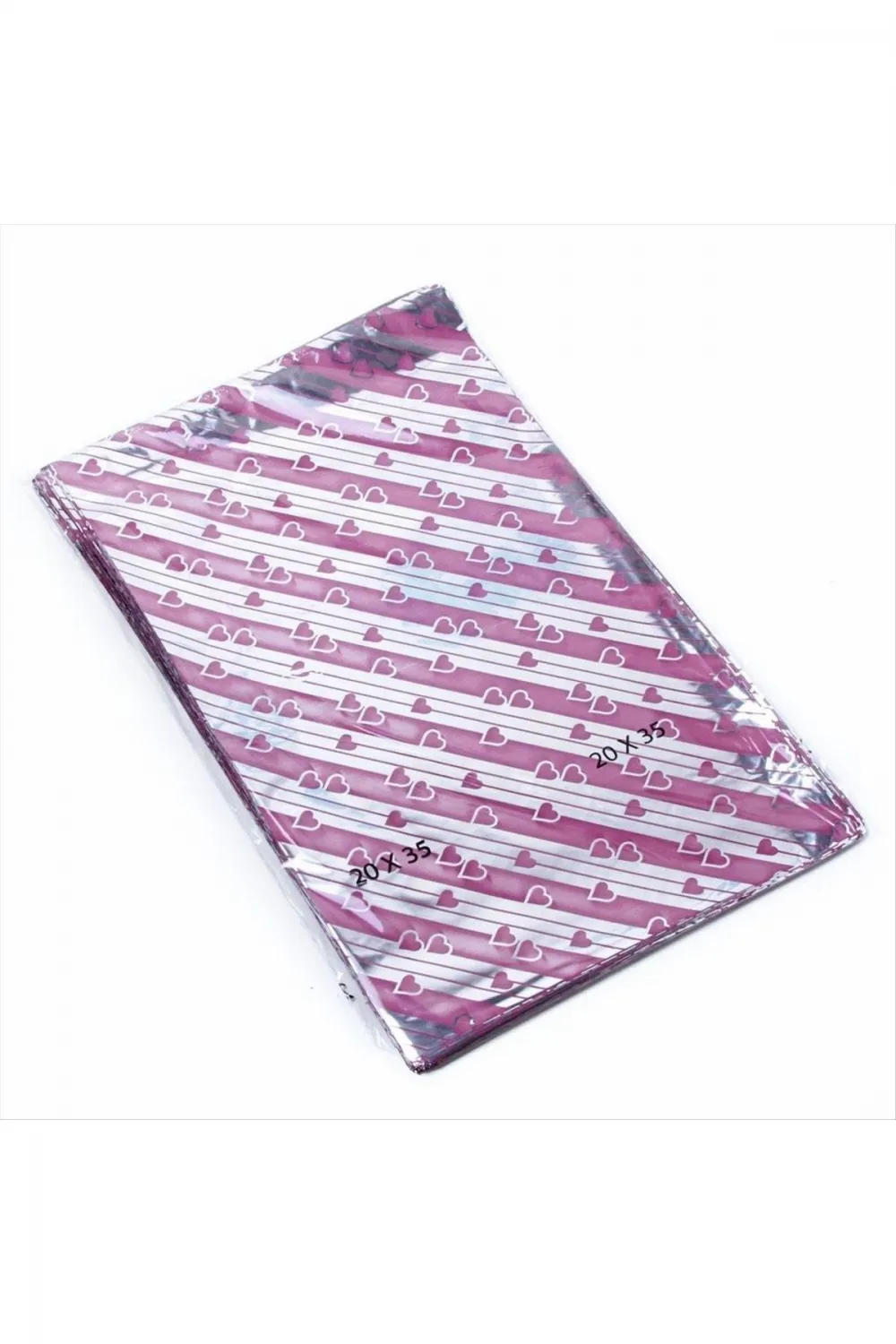 Metalize Hediye Poşet Paketi 100lü (20*35)