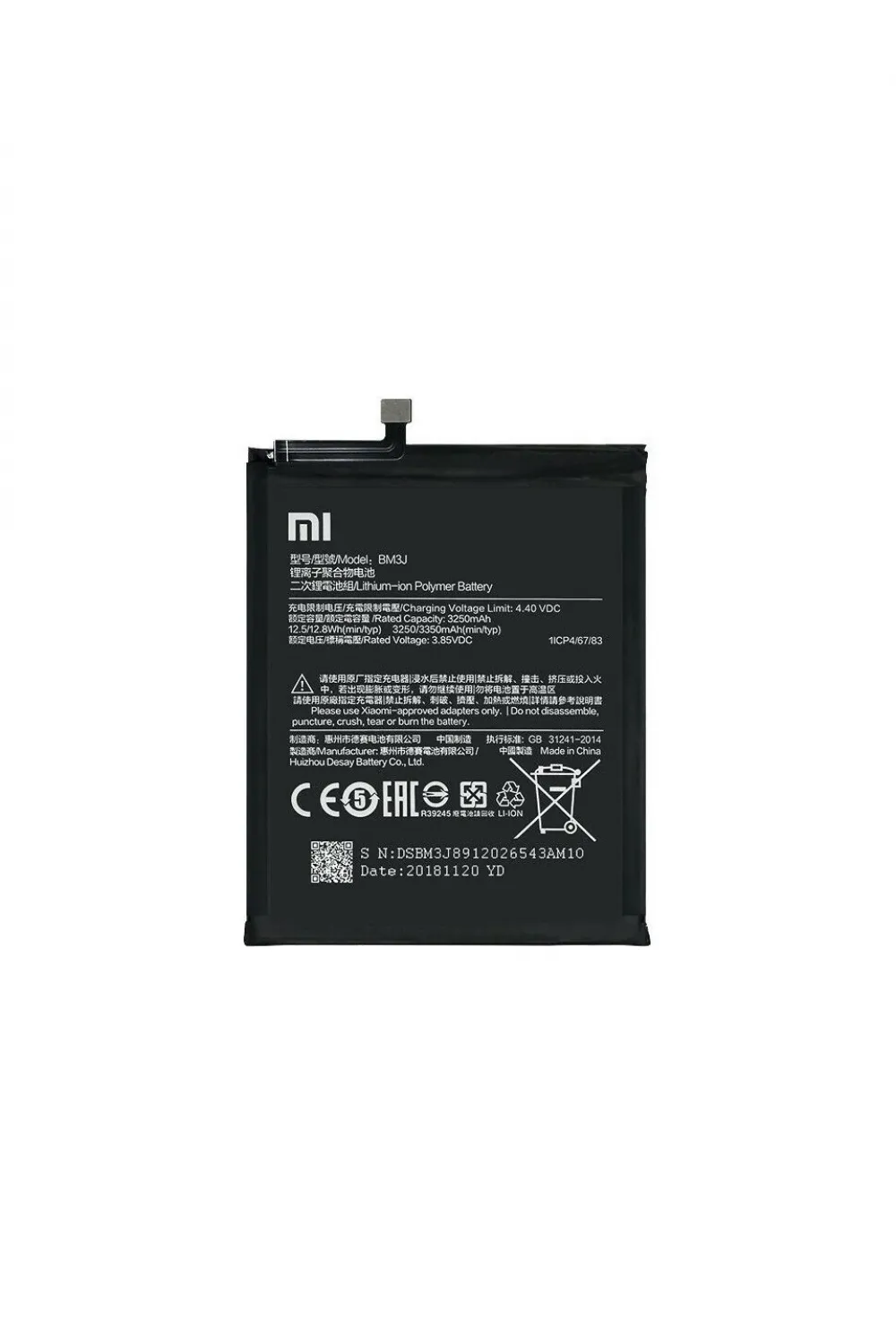 Mi 8 Lite Uyumlu Batarya (BM3J)