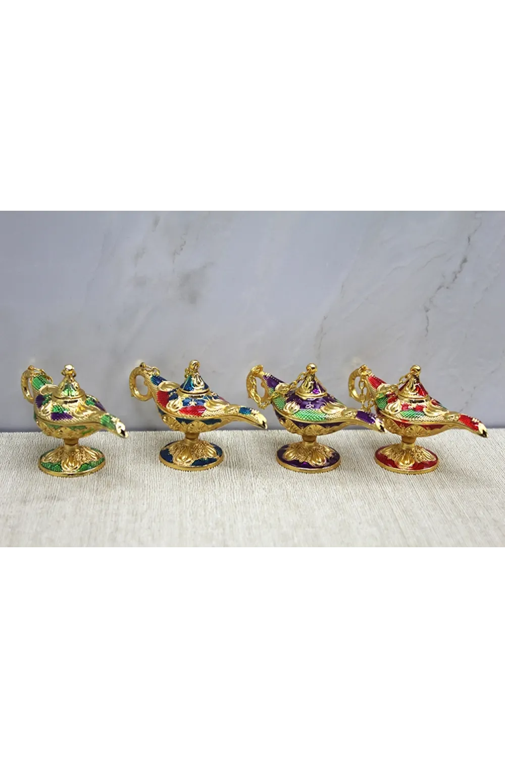 Mineli Metal Alaaddin Lambası (1 Adet) Seçenek 1