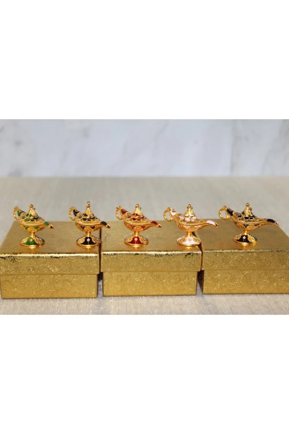 Mineli Metal Alaaddin Lambası (1 Adet) Seçenek  6