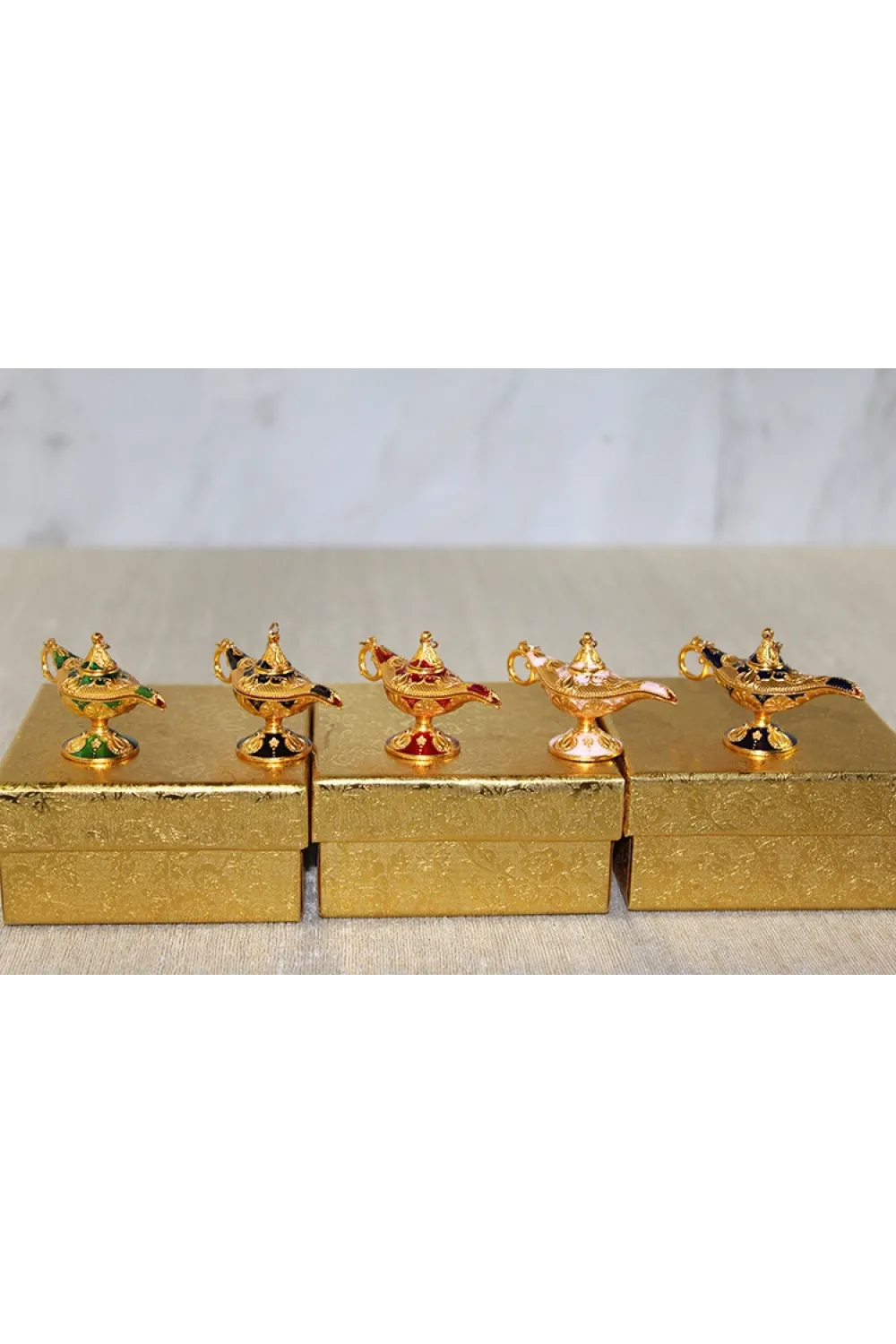 Mineli Metal Alaaddin Lambası (1 Adet) Seçenek 6