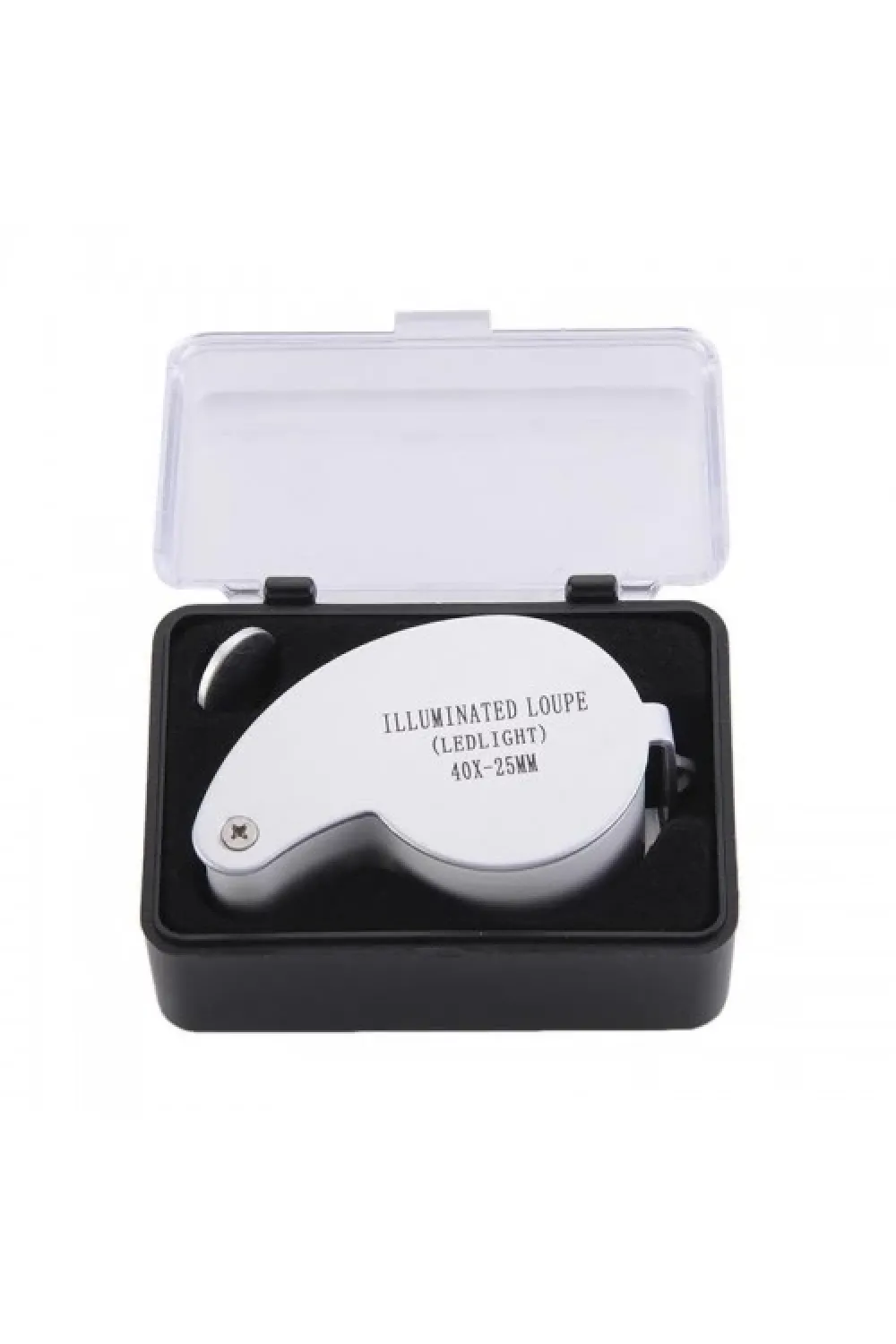 Mini 40x25mm Takı Büyüteç, Cep Büyüteç, Teftiş, Elmas Pullar, Madeni Kontrol Lup Mg21011