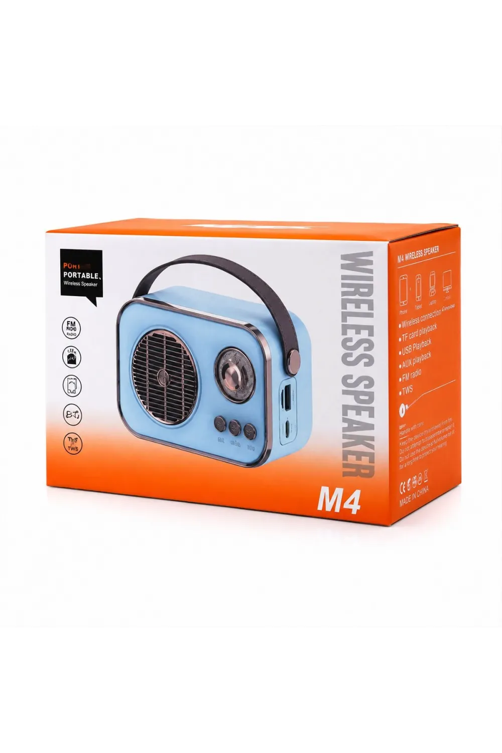 Mini Bluetooth Hoparlör (Type-C, 5W, Mikrofon & Kart Girişi)