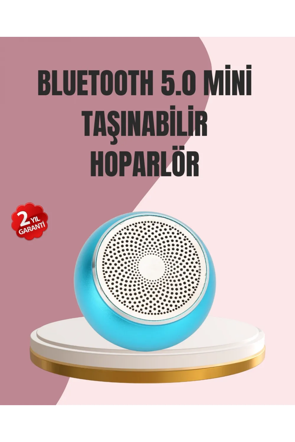 Mini Bluetooth Speaker | Uzun Pil Ömrü, Şık Ve Hafif Tasarım