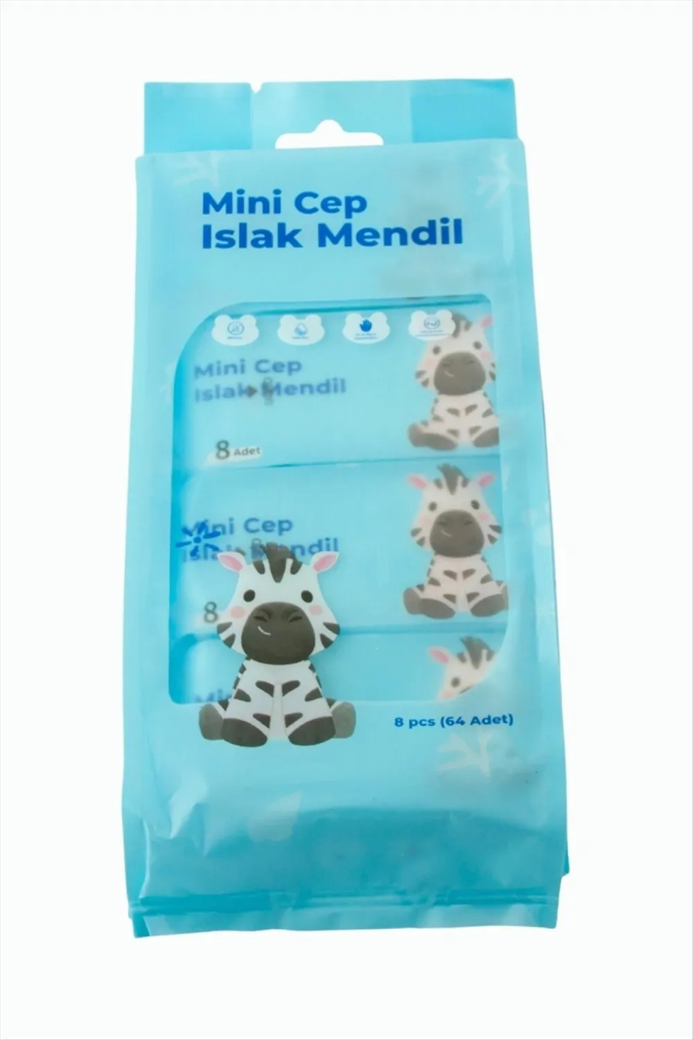 Mini Cep Islak Mendil 64 Adet