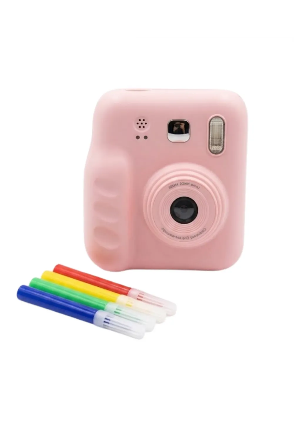 Mini Çocuk Kamerası Fotoğraf Video Çekim 4 Rulo Baskı Kağıdı Ve 5 Kalem Hediyeli