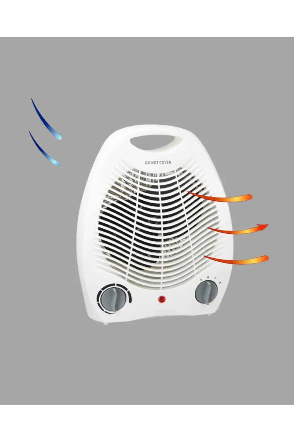 Mini Elektrikli Isıtıcı 2000w – Termostatlı Fanlı Isıtma, Taşınabilir Tasarım